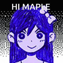 Hi Maple GIF - Hi Maple Omori GIFs