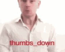 Radiohead Thumbs Down GIF - Radiohead Thumbs Down Phil Selway GIFs