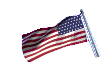 American Flag Waving Sticker - American Flag Waving Usa Stickers