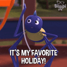 It'S My Favorite Holiday Peter GIF - It'S My Favorite Holiday Peter Blippi Wonders - Educational Cartoons For Kids GIFs
