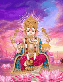 Happy Ganesha Charurthi GIF