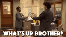 Whats Up Brother GIF - Parks And Rec Aziz Ansari Tom Haverford GIFs