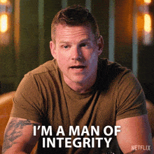 I'M A Man Of Integrity Jake GIF - I'M A Man Of Integrity Jake The Trust A Game Of Greed GIFs