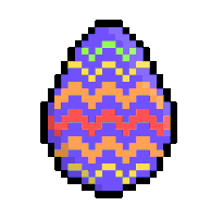 Qment Easter Sticker - Qment Easter Pixel Art Stickers