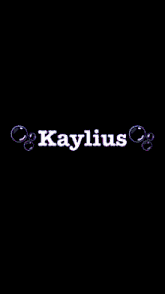 a neon sign that says kaylius is on a street