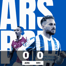 an advertisement for a soccer game with the score 0 to 0