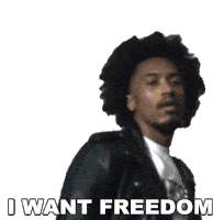 I Want Freedom Bobby Sessions Sticker - I Want Freedom Bobby Sessions The Hate U Give Song Stickers