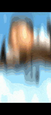 a painting of an airplane flying in the sky with a blue sky in the background