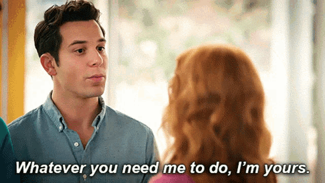 Whatever You Need Me To Do Im Yours Max Richman GIF - Whatever You Need Me To Do Im Yours Max Richman Zoey Clarke GIFs