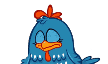 galinha azul