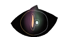 Eyeball Glow Eye Sticker - Eyeball Glow Eye Stickers