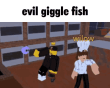 Evil Giggle Fish Real GIF