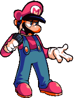 Mario Left Pose Sticker