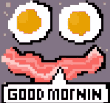 Goodmorning Bacon And Eggs GIF - Goodmorning Bacon And Eggs Breakfast GIFs