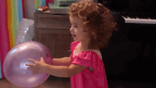 Holding A Balloon June Crosby GIF - Holding A Balloon June Crosby The Crosbys GIFs