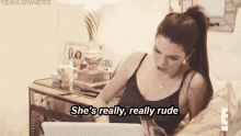 Kendalljenner GIF - Keeping Up With The Kardashians Kendall Jenner Shes Really Rude GIFs