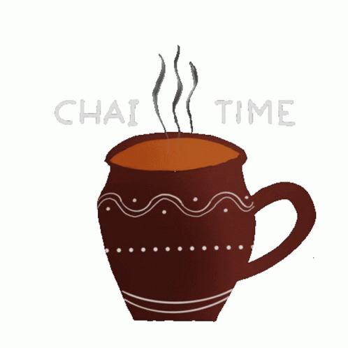 Chai Tea Sticker - Chai Tea Chai Time - Discover & Share GIFs