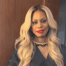 Do You Wanna Come In Laverne Cox GIF - Do You Wanna Come In Laverne Cox Do You Want To Go Inside GIFs