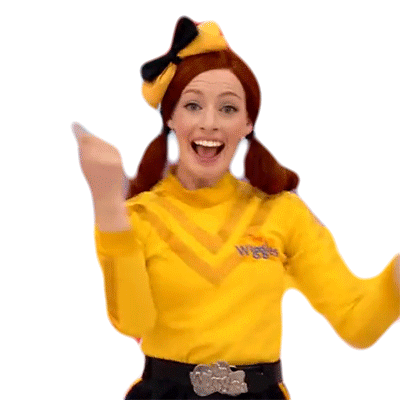 Look At It Emma Wiggle Sticker - Look At It Emma Wiggle The Wiggles Stickers