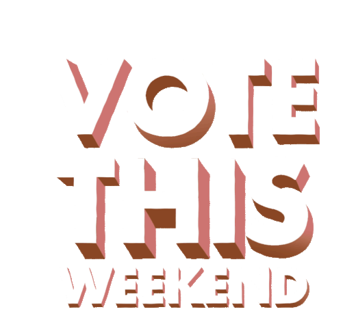 Vote This Weekend Georgia Sticker - Vote This Weekend Georgia Vote Now Stickers