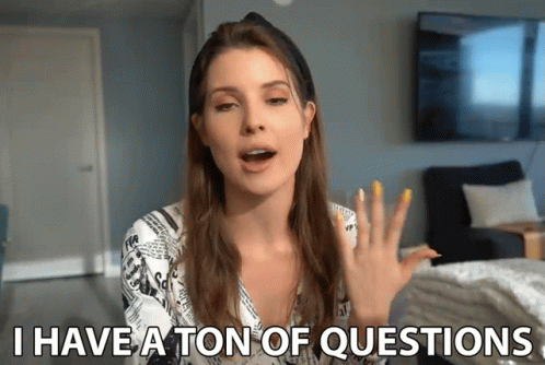 I Have A Ton Of Questions Amanda Cerny GIF - I Have A Ton Of Questions Amanda Cerny I Have A Lot Of Questions GIFs