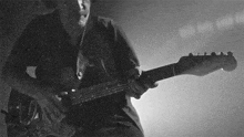 Playing A Guitar John Oates GIF - Playing A Guitar John Oates Pushin A Rock Song GIFs