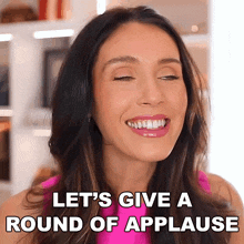 Let'S Give A Round Of Applause Shea Whitney GIF - Let'S Give A Round Of Applause Shea Whitney Let'S All Clap Our Hands GIFs