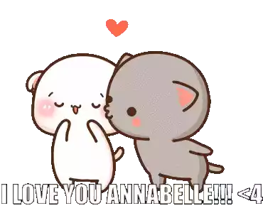 I Love You Annabelle Sticker - I Love You Annabelle Love Stickers