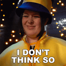 I Dont Think So Hat Kid GIF - I Dont Think So Hat Kid Gwen Pinkerton GIFs