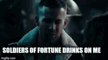 deadpool soldier fortune drinks drinks on me