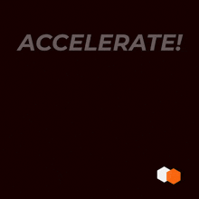 a sign that says $ altbg accelerate with a 100 % circle