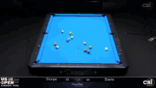 a pool table with the word diamond on the top of it