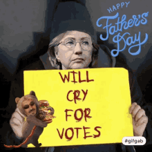 Happy Fathers Day Dad GIF - Happy Fathers Day Dad Hilary Clinton GIFs