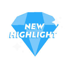 new highlight diamon blue sparkling