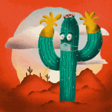 Cactus Mask GIF - Cactus Mask Arizona GIFs