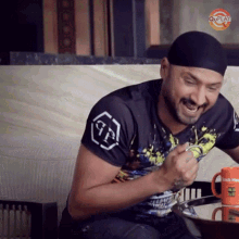 Laughing Bhajji GIF - Laughing Bhajji Harbhajan Singh GIFs