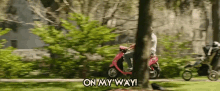 On My Way GIF - Omw On My Way Scooter GIFs