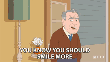 You Know You Should Smile More Be Happy GIF - You Know You Should Smile More Smile Be Happy GIFs