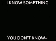 I Know Something You Don'T Know Alastor GIF - I know something you don