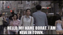Borat New In Town Borat GIF - Borat New In Town Borat New In Town GIFs