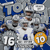 Los Angeles Rams (10) Vs. Dallas Cowboys (16) Second Quarter GIF - Nfl National Football League Football League GIFs