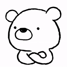 white shy bear listening yeah you%27re right