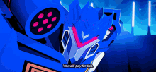 Transformers Soundwave GIF - Transformers Soundwave You Will Pay For This GIFs