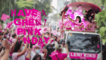 Pink Sunday Leni Robredo GIF - Pink Sunday Leni Robredo GIFs