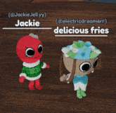 a screenshot of a video game says jackie delicious fries on the bottom