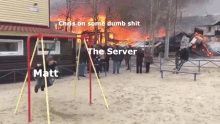 Chris Mad Fire GIF - Chris Mad Fire Swing GIFs