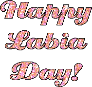 Happy Labia Day Sticker - Happy Labia Day Stickers
