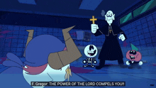 Spooky Month Father Gregor GIF - Spooky Month Father Gregor Power Of The Lord GIFs