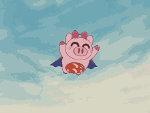 super pig kassie carlen karin flying happily