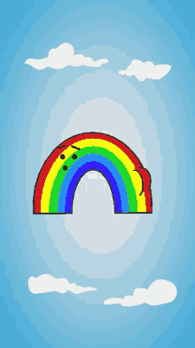 Farting Farting Rainbow GIF